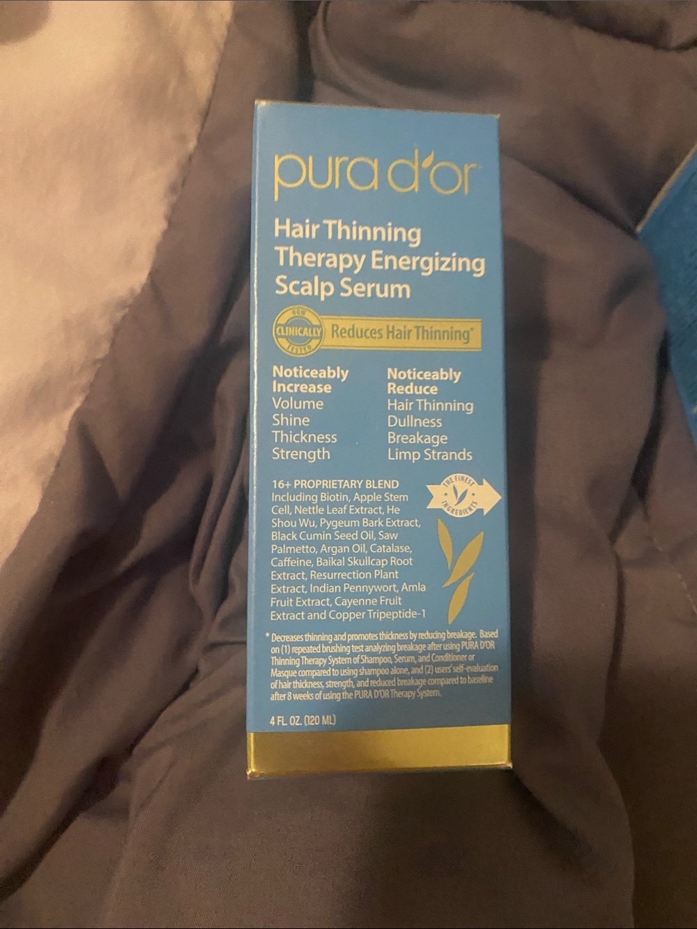 Blue Hair Thinning Therapy Energizing Scalp Serum